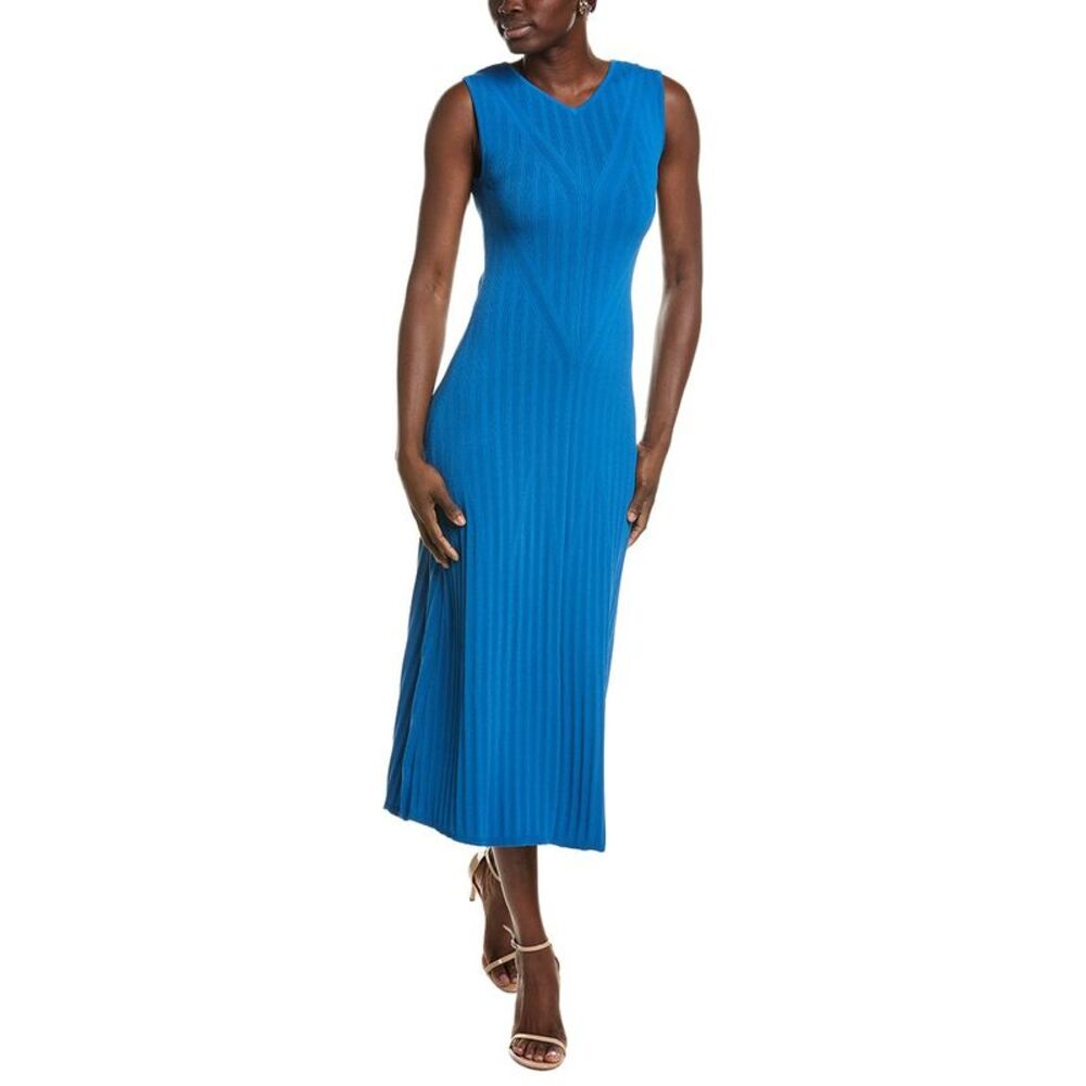 Elie Tahari Womens The Lori Maxi Dress, Blue